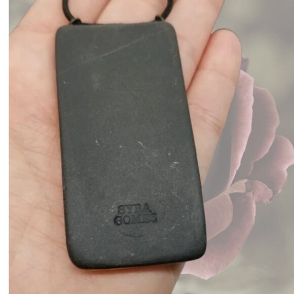 Syra Gómez Artisan Necklace Porcelain & Gold Luster - OOAK - EUC - Artful Home - Picture 4 of 8